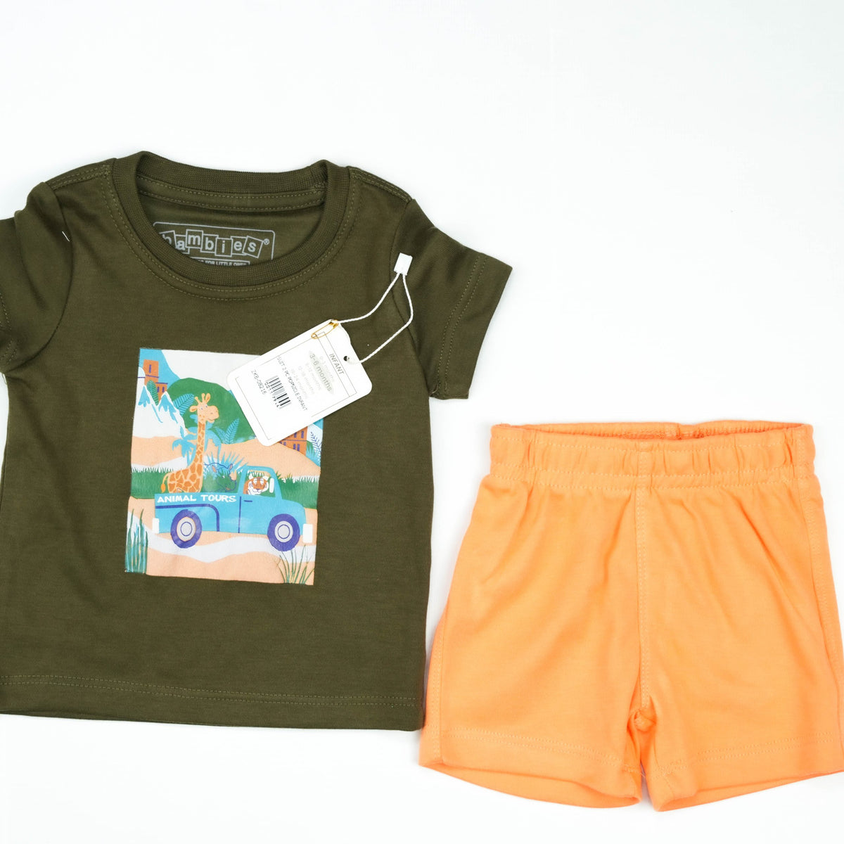 SUIT 2 PC POPSICLE INFANT - 0-3 Months