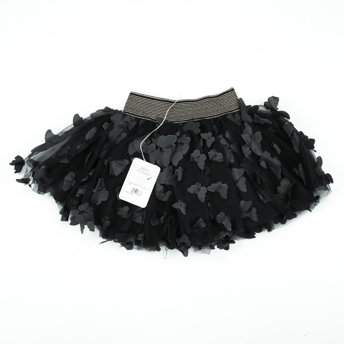 SKIRT FANCY NET BLACK INFANT - 3-6 Months