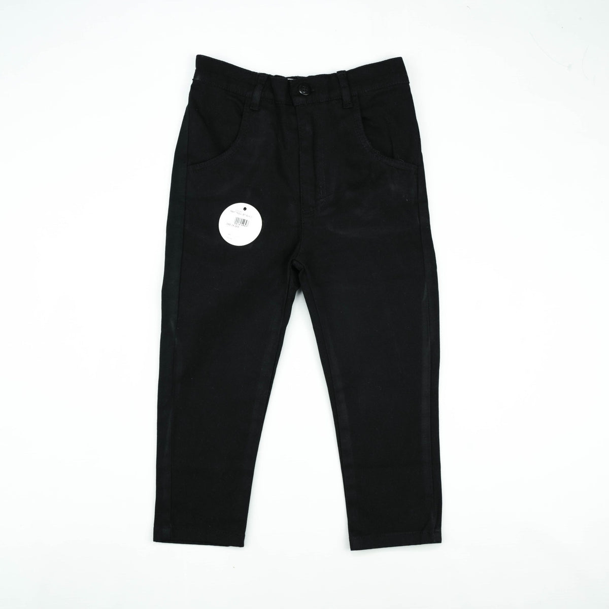 PANT TWILL JET BLACK - 5-6 Years
