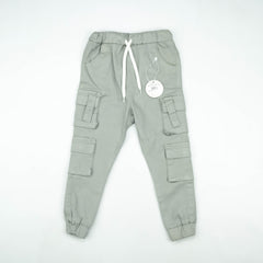 PANT CARGO LT GREY TODDLER - 3-4 Years