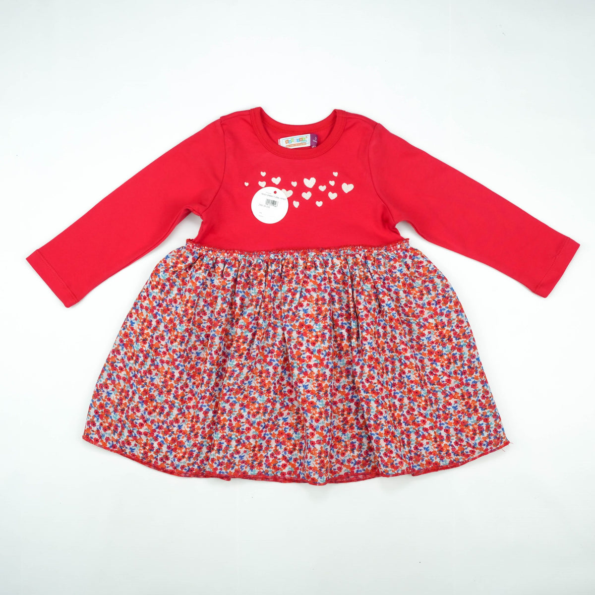 FROCK EMBRO FLORAL INFANT - 3-6 Months