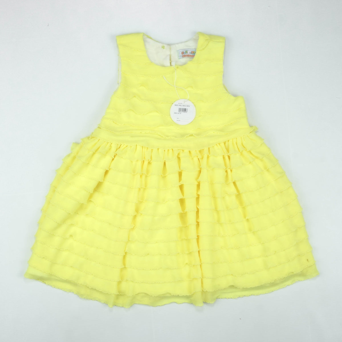 FROCK FRILL GIRLS NEON - 2-3 Years