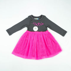 FROCK EMBRO PINK INFANT - 18-24 Months