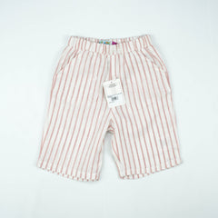 BERMUDA WOOVEN WHITE PINK TODDLER - 3-4 Years