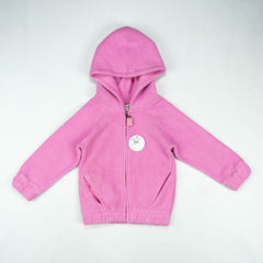 HOODIE BOTTOM RIB S.PINK TODDLER - 4-5 Years
