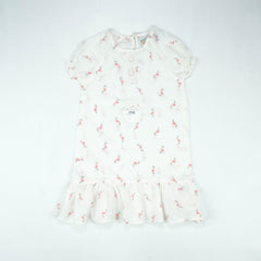 TOP WHITE LILAC FLOWER INFANT - 12-18 Months