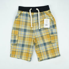 SHORTS DRAW STRING POCKET YELLOW TODDLER - 3-6 Months