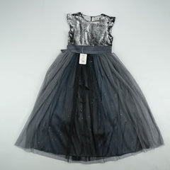 Frock Pleated Belt Navy Toddler - Navy, 7 years