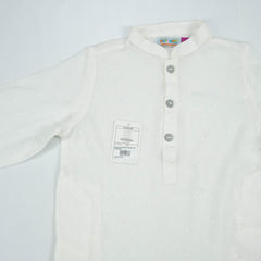 KURTA STRIPES BEIDGE DOT TODDLER - 6-7 Years