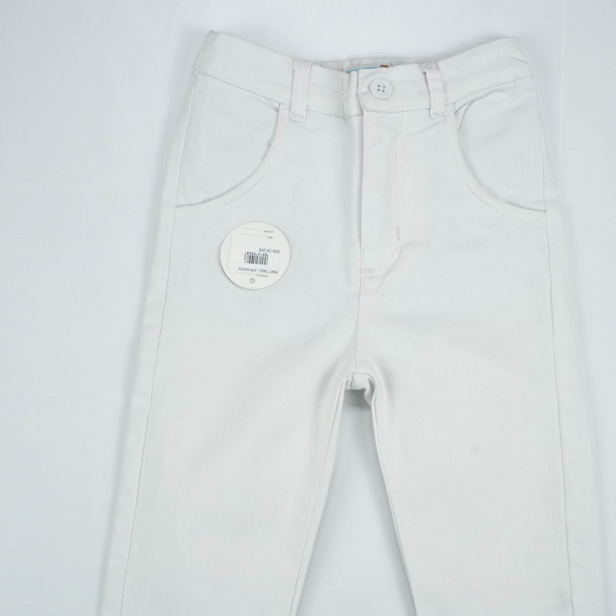 PANT TWILL  OFF WHITE - 4-5 Years