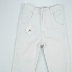 PANT TWILL  OFF WHITE - 6-7 Years