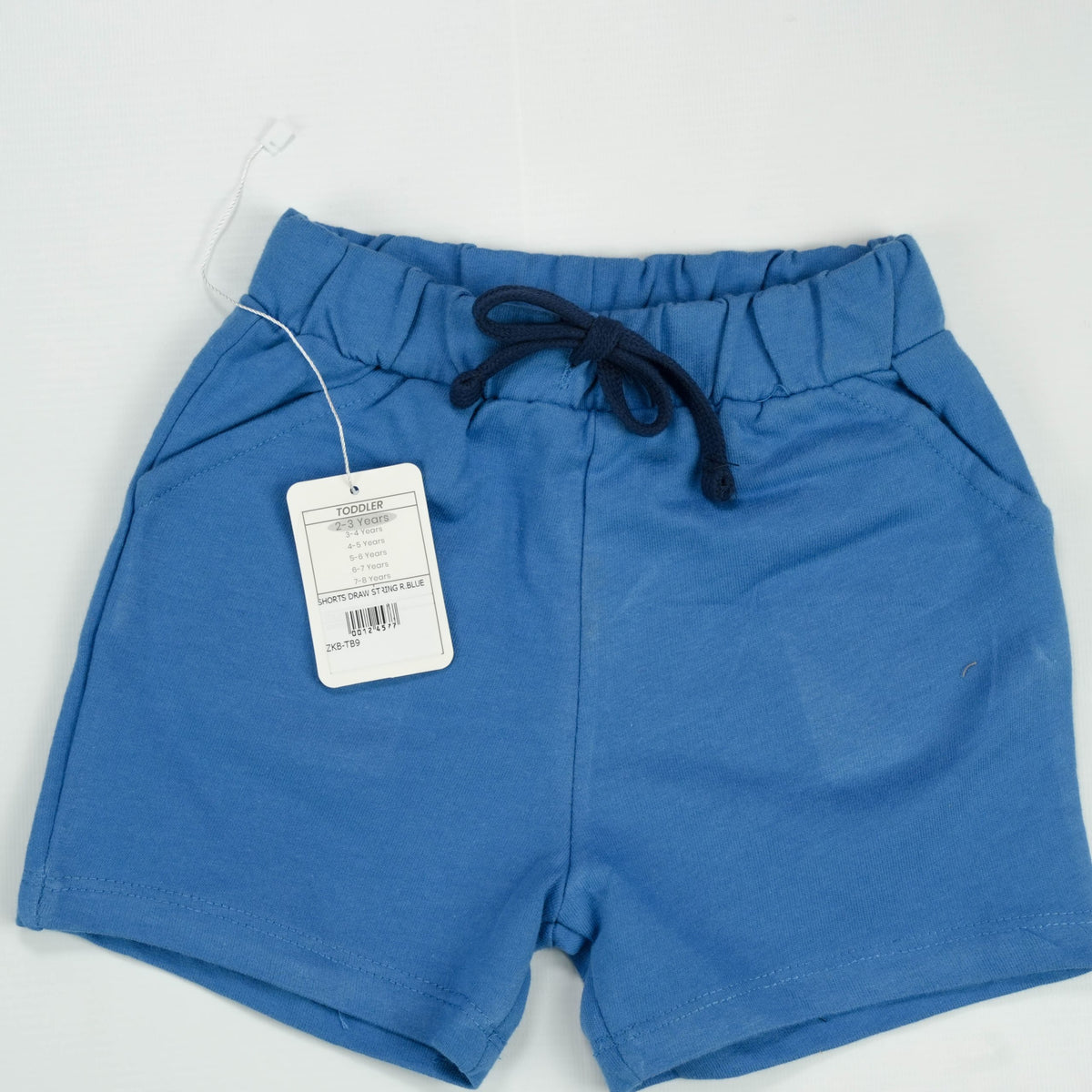 SHORTS DRAW STRING R.BLUE - 2-3 Years