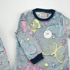 NIGHT SUIT FLEECES GREY MULTI - 6-7 Years