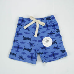 SHORTS PLANE BLUE INFANT - 6-12 Months