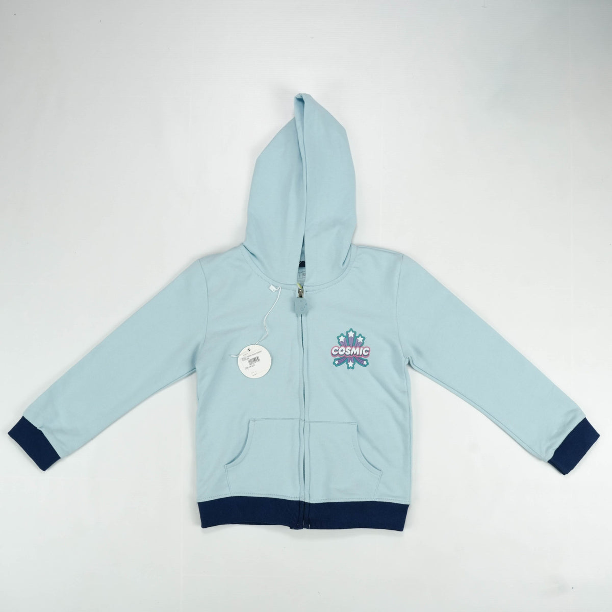 JACKET TERRY BLUE COSMIC TODDLER - 5-6 Years