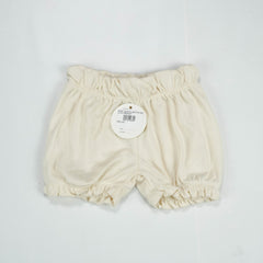 SHORT ELASTAIC BOTTOM GIRLS WHITEINFANT - 0-3 Months