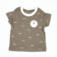 T-SHIRT GREY DADA INFANT - 3-6 Months