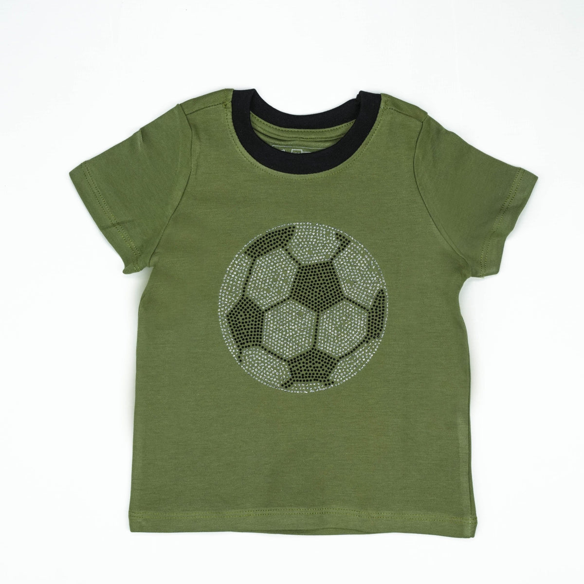 T SHIRT FOOTBALL GREEN TODDLER - 3-4 Years
