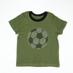 T SHIRT FOOTBALL GREEN TODDLER - 2-3 Years