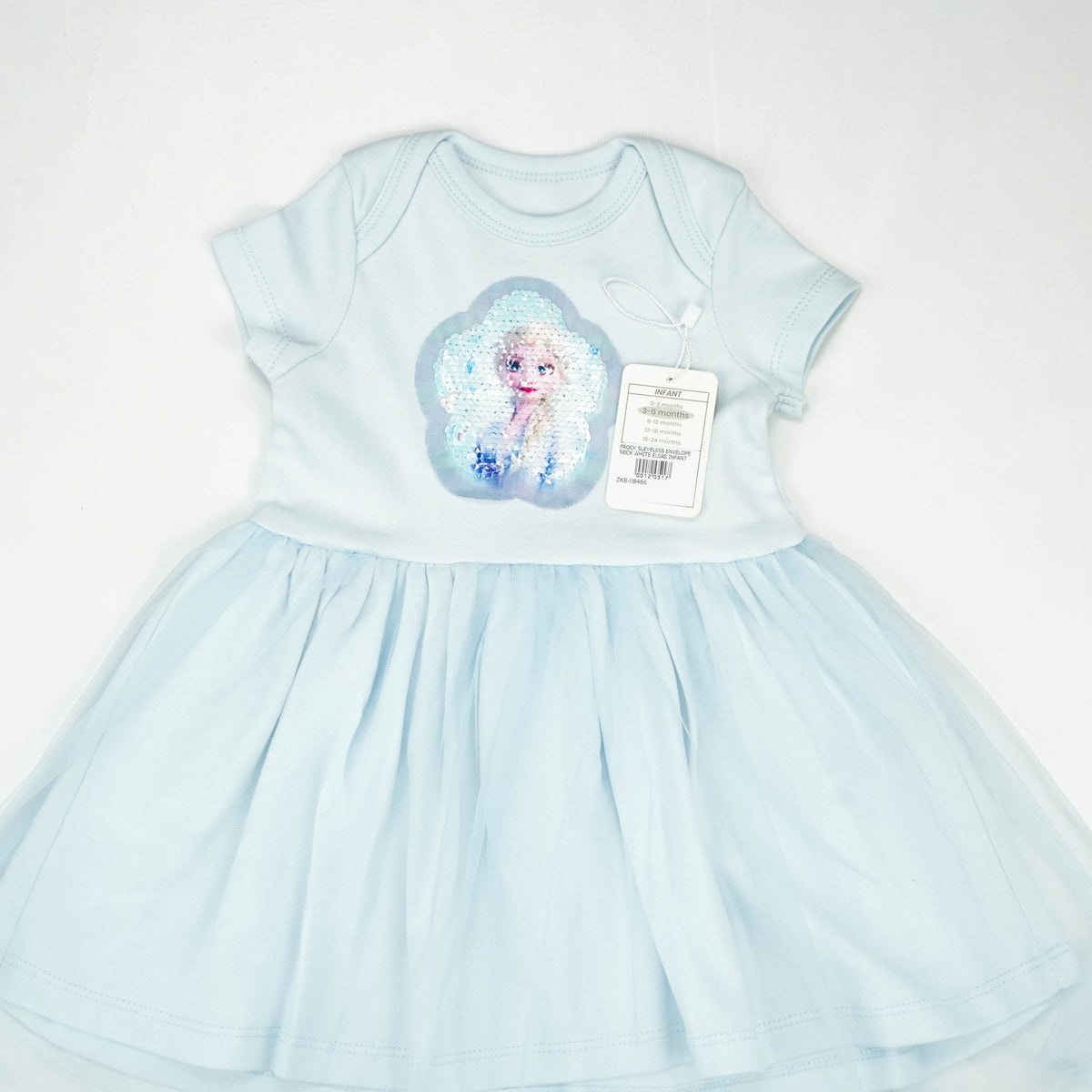FROCK SLEVELESS ENVELOPE NECK WHITE ELSAS INFANT - 6-12 Months