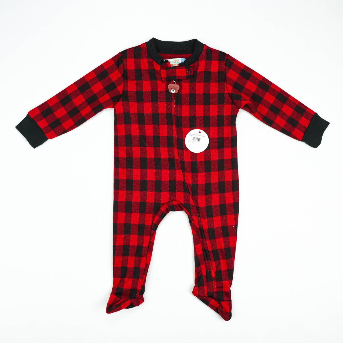 ROMPER FLEECES GREEN CHECK INFANT - Green, 0-3 Months