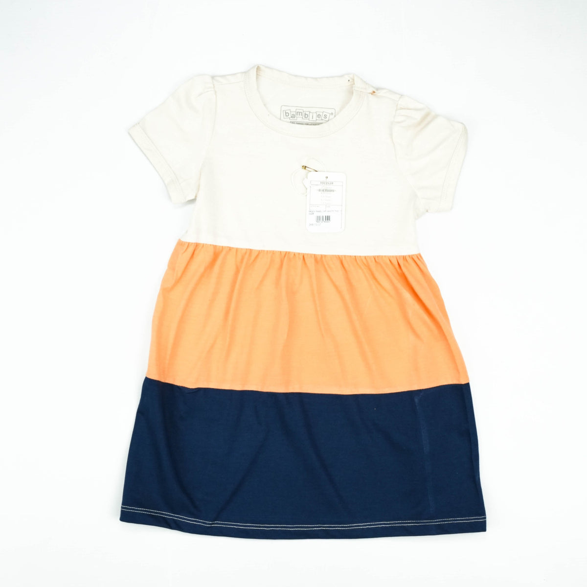 FROCK PANEL OFF WHITE TODDLER - 4-5 Years