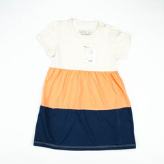 FROCK PANEL OFF WHITE TODDLER - 3-4 Years