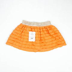 SKIRTS WITH FRILL ORANGE - 3-4 Years