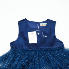 FROCK TRIPLE LAYER NAVY TODDLER - 4-5 Years