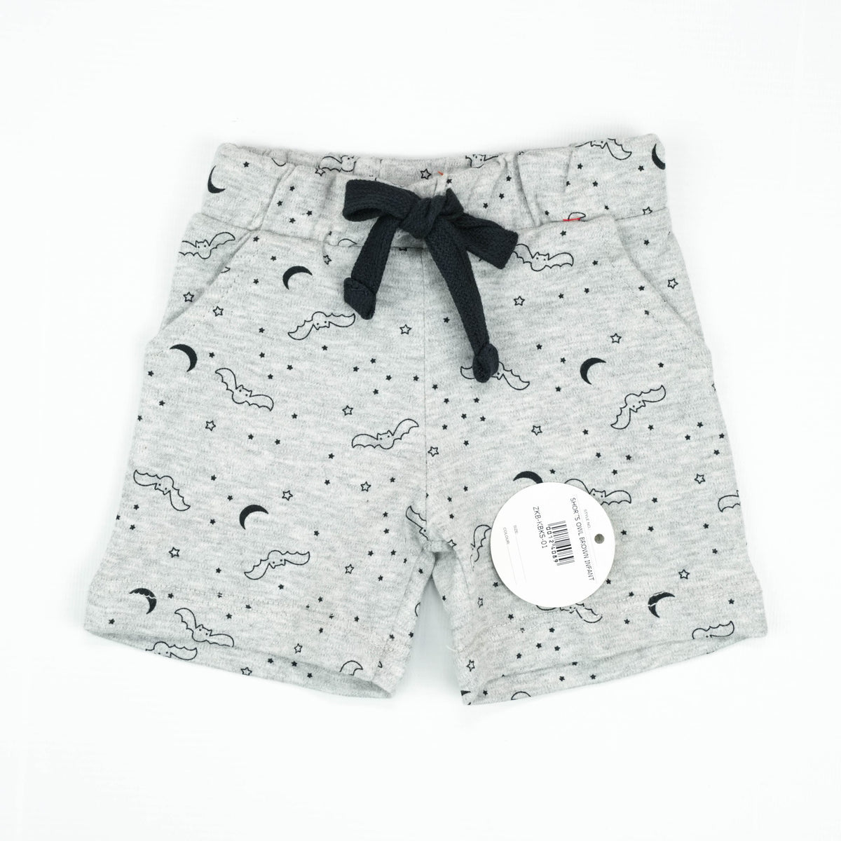 SHORTS OWL BROWN INFANT - 0-3 Months