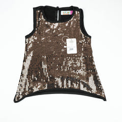 TOP SEQUINS COPPER TODDLER - 6-7 Years