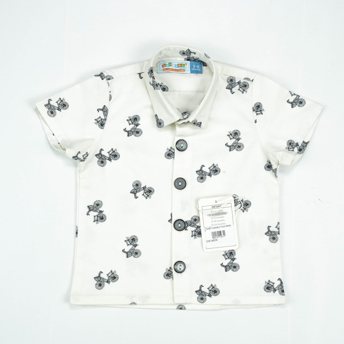 T SHIRT HAWAI CYCLE INFANT - 6-12 Months