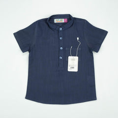 SHIRT KURTI BOYS NAVY TODDLER - 6-7 Years
