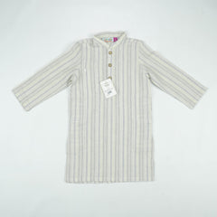 KURTA STRIPES GREY TODDLER - 5-6 Years