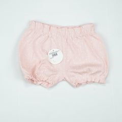 SHORT ELASTAIC BOTTOM GIRLS B.PINK POLKA INFANT - 12-18 Months
