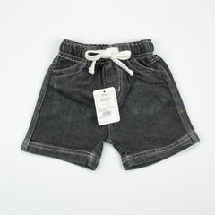 DENIM SHORTS WITH DORI DARK GREY INFANT - 12-18 Months
