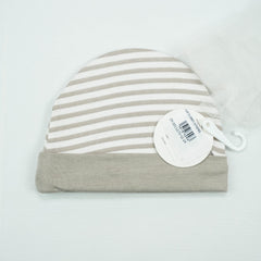 CAP S GREY STRIPES - New Born