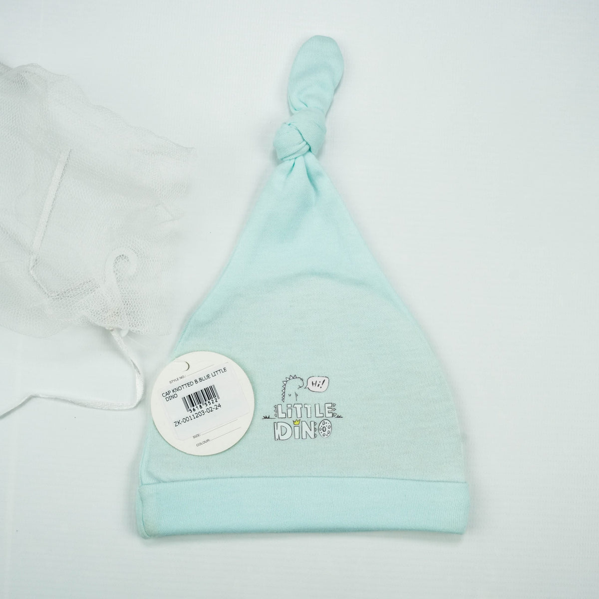 Cap Knotted B.Blue Little Dino - New Born