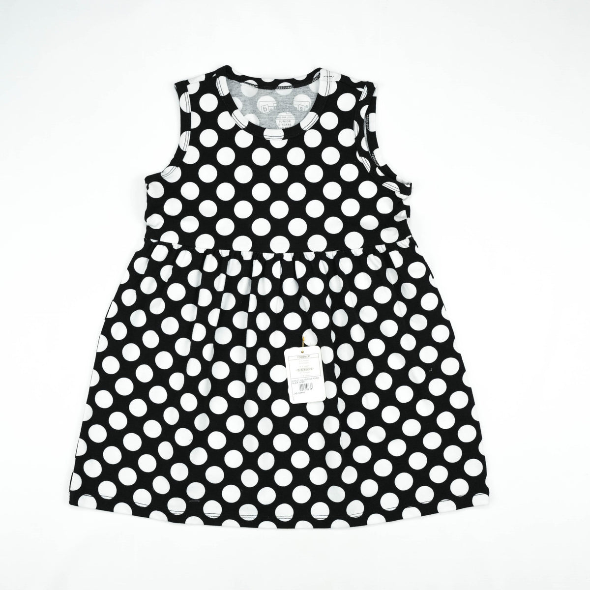 JUMSUIT HALF SLEEVE POLKA BLACK INFANT - New Born