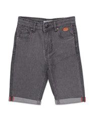 Denim Bermuda Straight Pocket Mid Grey Toddler - 4-Years