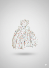 Frock 2 Pc Suit White Infant - 12-18 months