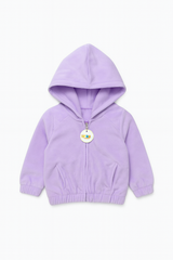 Hoodie Bottom Rib Lilac Toddler - 8 Years