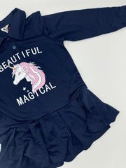 Beautiful Magical Blue color Frock - Blue, 5-6 Years