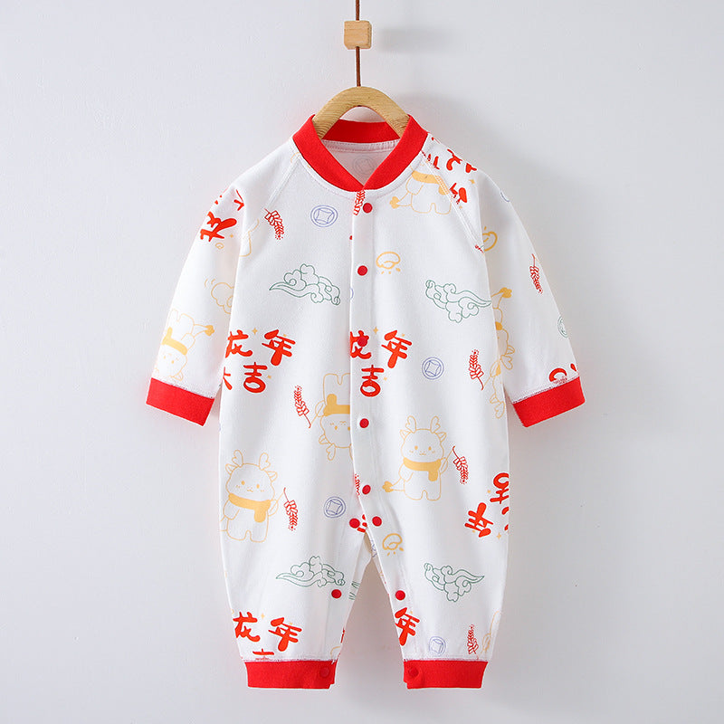 Organic Autumn Baby Clothes - White, 9-12 Months