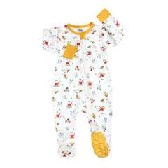 Baby Romper Vehicle Cotton Baby Footwear Zipper Non-Slip Newborn Baby Romper Infant Clothes Bodysuit - Yellow, 0-3 Months