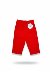 Pant Twill Red Infant - 6 Years