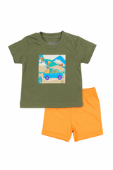 Suit 2 Pc Animal Tour Infant - 0-3 Months