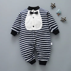Baby & Toddler Long Sleeve Cotton Romper Pajamas - Autumn Cartoon Jumpsuit - Black, 2-3 Years